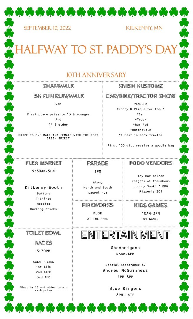 Halfway to St. Paddy's Day