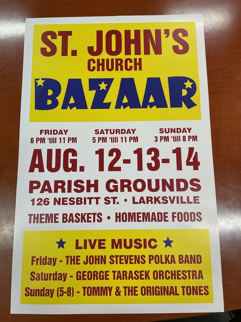 St. John the Baptist, Larksville Church Bazaar