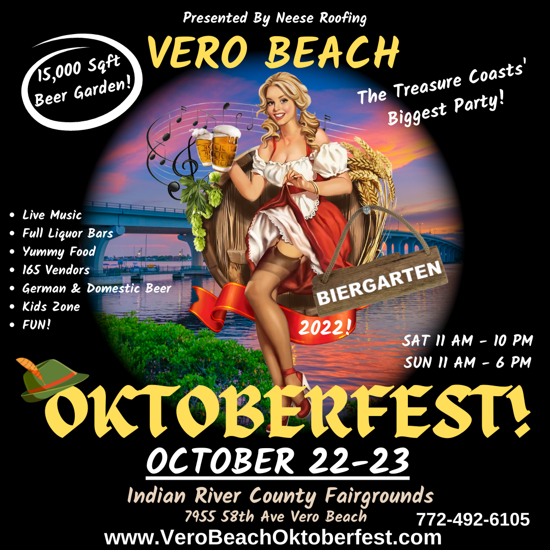 Vero Beach Oktoberfest Saturday Oct 22 202211 00am To Sunday Oct 