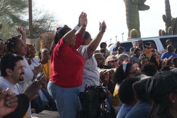 Multicultural Festival & Black History Celebration - Exited Fans at the Festival