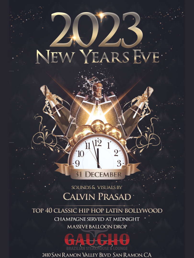 New Year's Eve Party 2023 Gaucho Nightclub San Ramon - New Year's Eve Party 2023 Gaucho Nightclub San Ramon