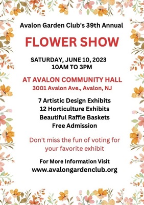 Press of Atlantic City Events - Avalon Garden Club 39th Annual Flower Show