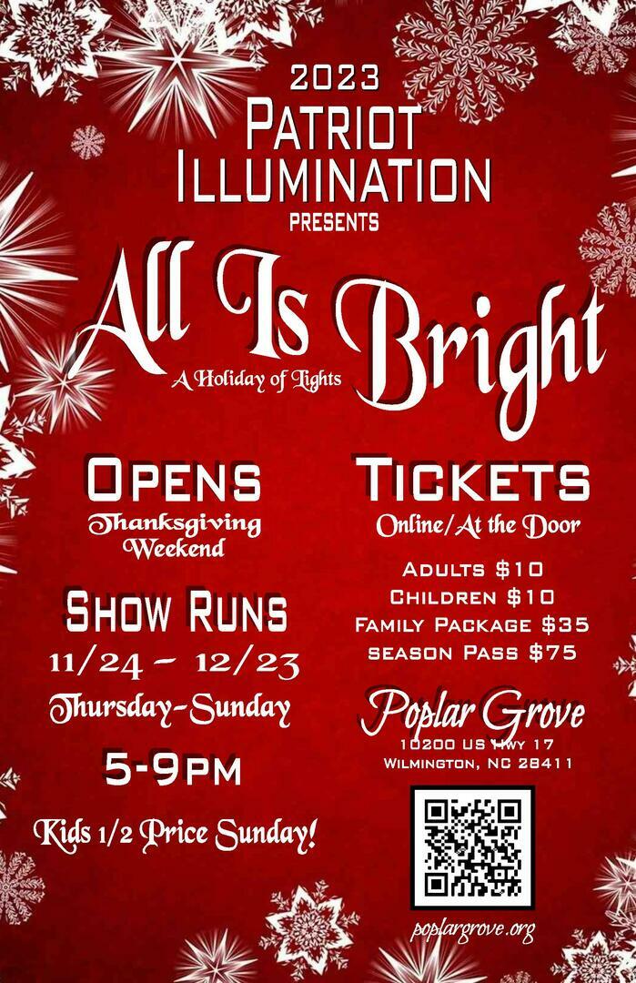 All is Bright, A Festival of Lights