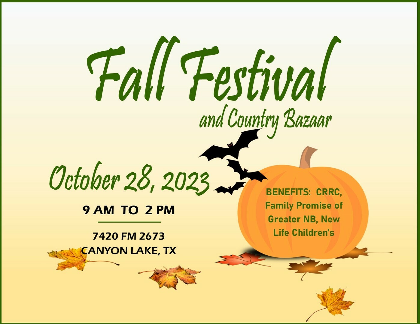 Fall Festival & Country Bazaar