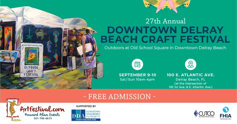 27th Annual Downtown Delray Beach Craft Festival - Evvnt Events 27th Annual Downtown Delray Beach Craft Festival - Evvnt Events
