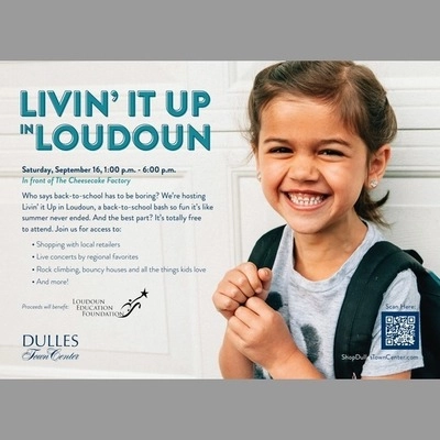 DULLES TOWN CENTER 'LIVIN' IT UP IN LOUDOUN' BACK-TO-SCHOOL EVENT - Evvnt  Events