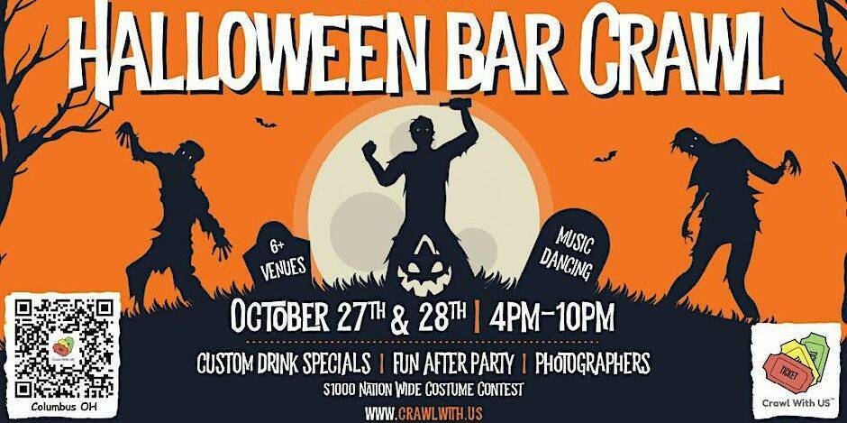 Halloween Bar Crawl - Columbus (Fri & Sat) - 6th Annual
