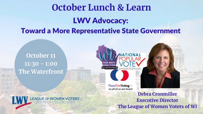 League of Women Voters Lunch & Learn - La Crosse Tribune Events