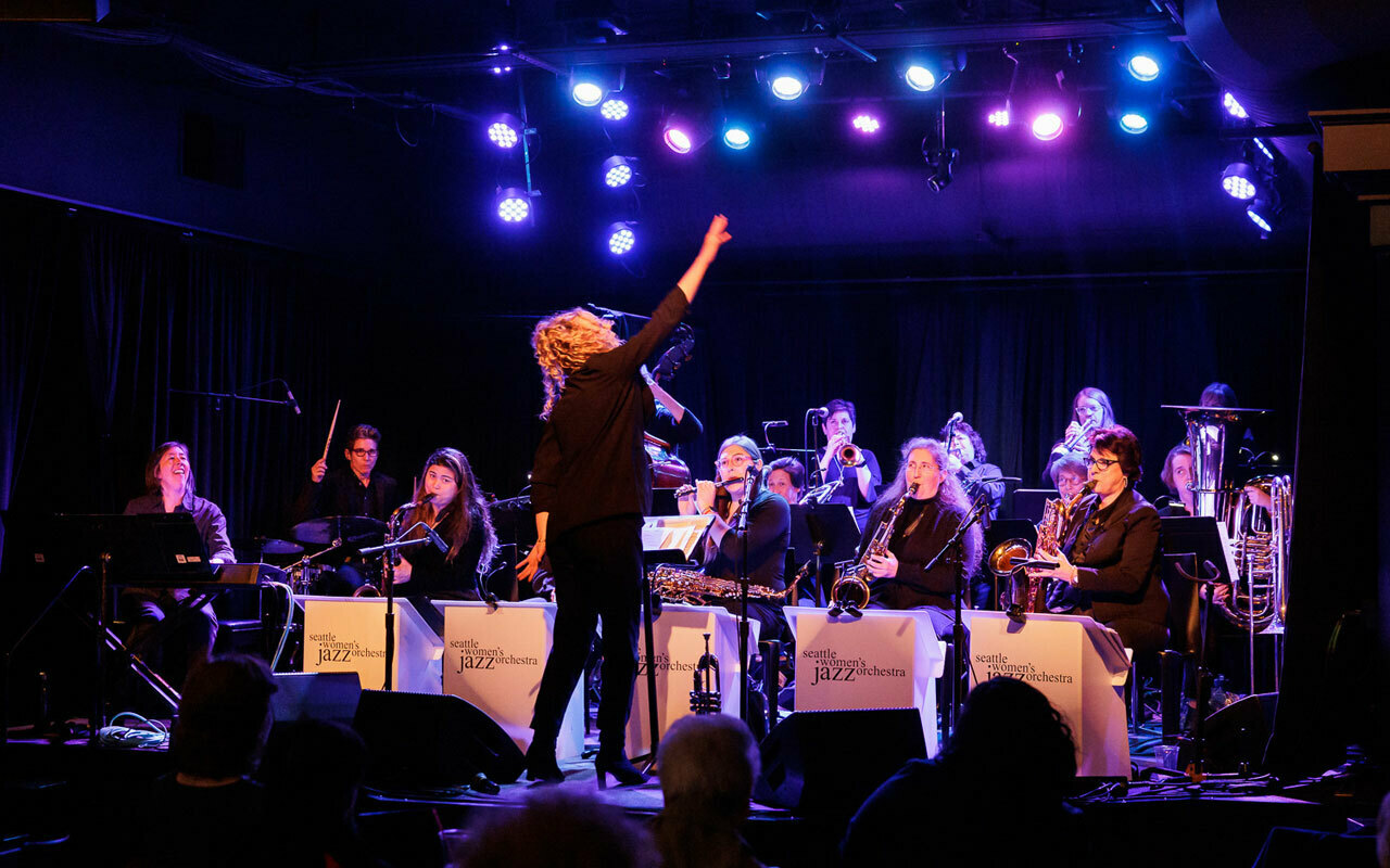 Seattle Women’s Jazz Orchestra featuring Marina Albero