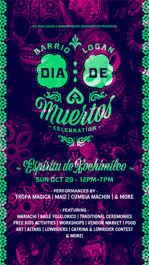 Dia De Los Muertos Celebration in Barrio Logan!