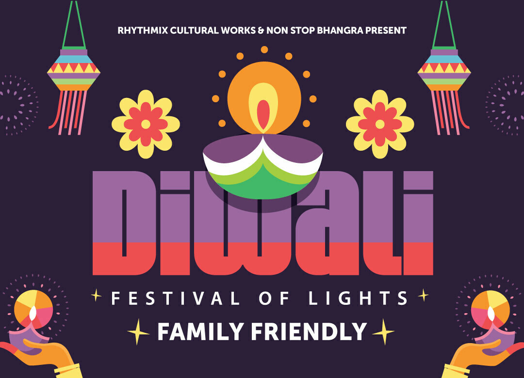 Family Friendly Diwali Celebration with Non Stop Bhangra