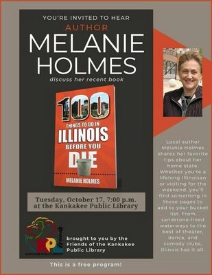 Kankakee Daily Journal Events - Author Melanie Holmes: &ldquo;100 Things 