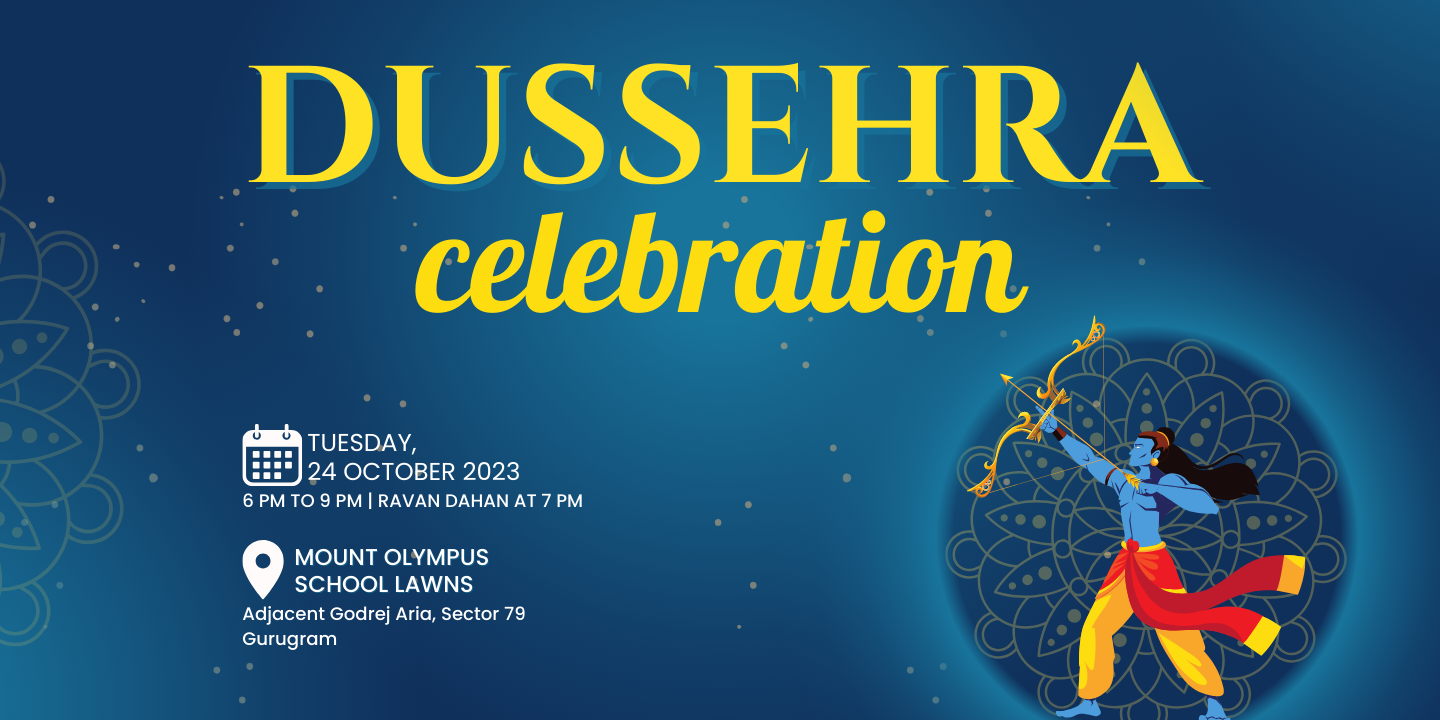 Dussehra Mela 2023 | Dandiya Night | Mount Olympus School, Gurugram - Dussehra Mela 2023 | Dandiya Night | Mount Olympus School, Gurugram