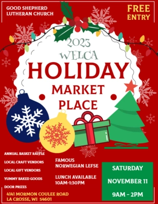 News8000 Events - 2023 Good Shepherd WELCA Holiday Marketplace