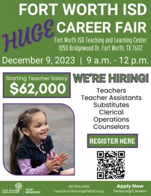 Fort Worth Report Events - FORT WORTH ISD'S DECEMBER HIRING FAIR