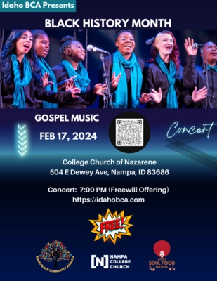 Boise Weekly Events - Black History Month Gospel Concert