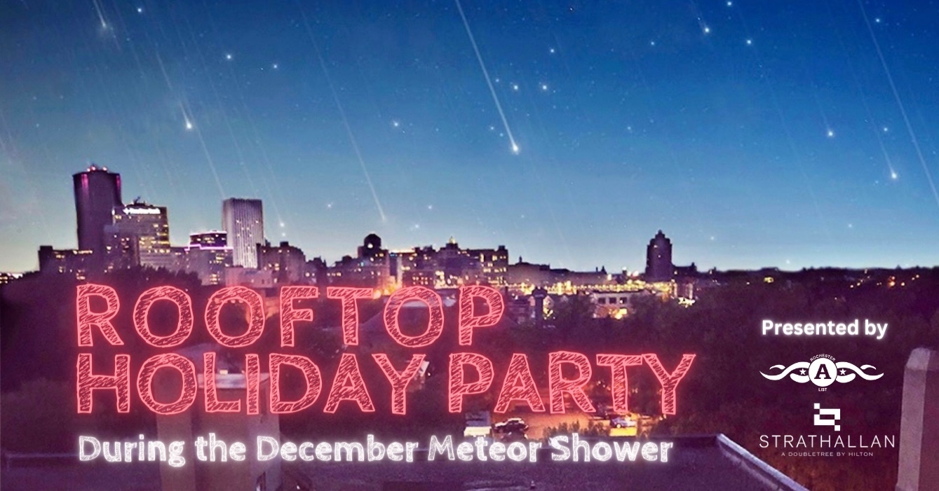 Rooftop Holiday Party During the December Meteor Shower Rochester, NY