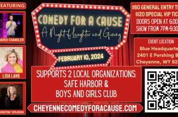 Wyoming News Events - Comedy for a Cause: A Night of Laughter and Giving