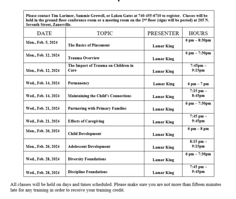 Fox 5 Events - Muskingum County Children Services - WHIZ