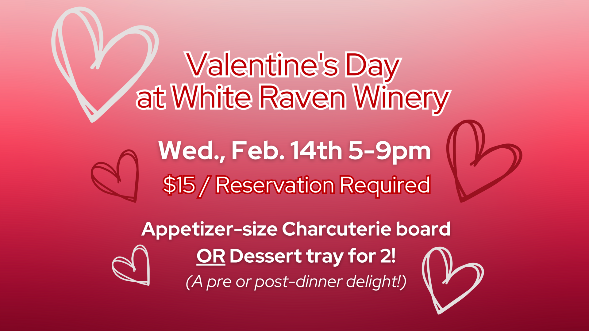 Valentine's Day At White Raven Winery