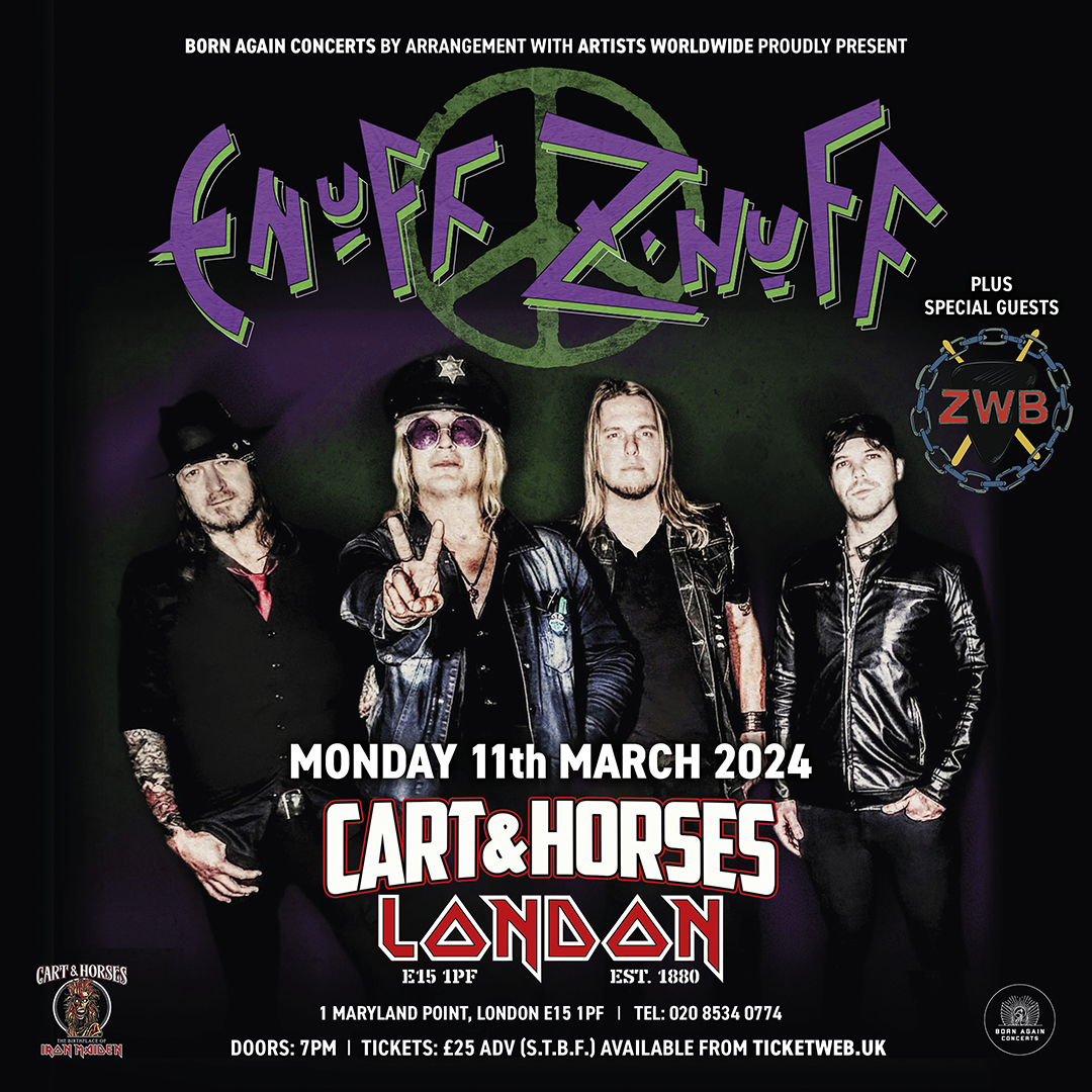 ENUFF Z'NUFF at The Cart & Horses - London - ENUFF Z'NUFF at The Cart & Horses - London