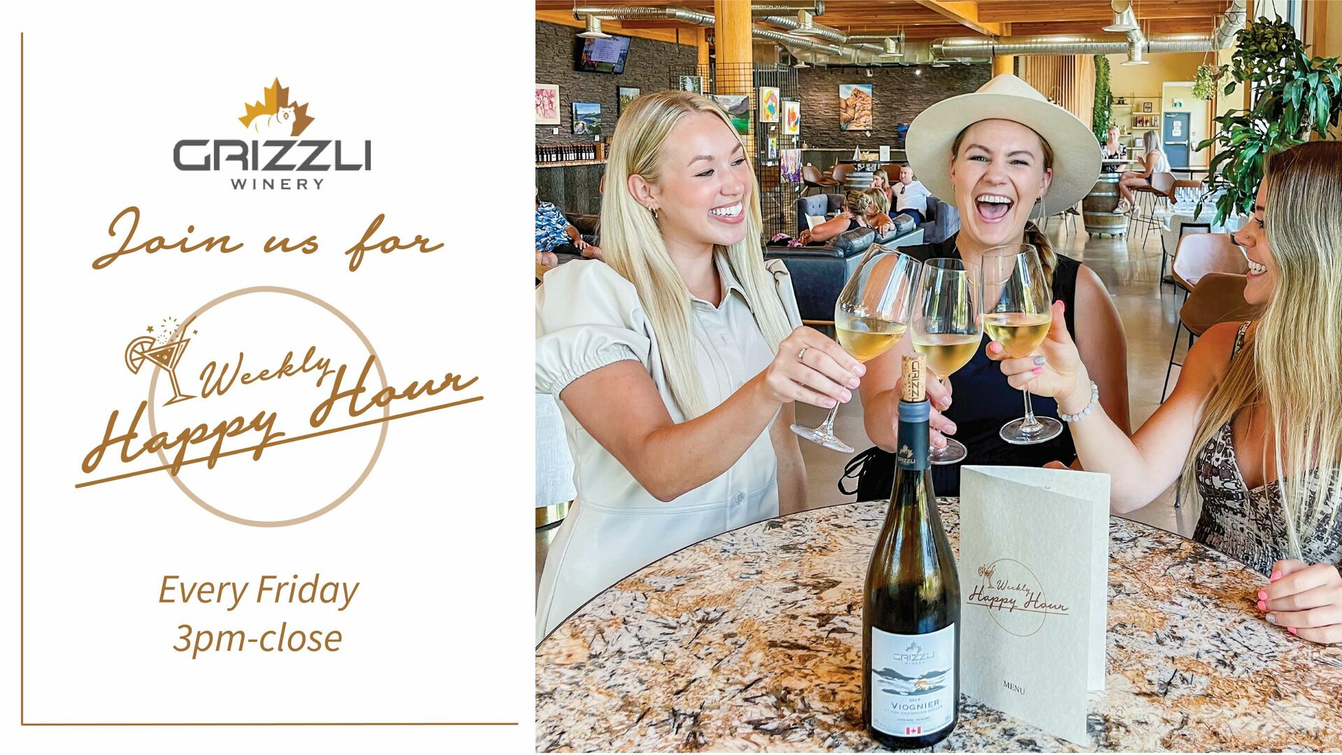 Happy Hour and Live Music at Grizzli Winery