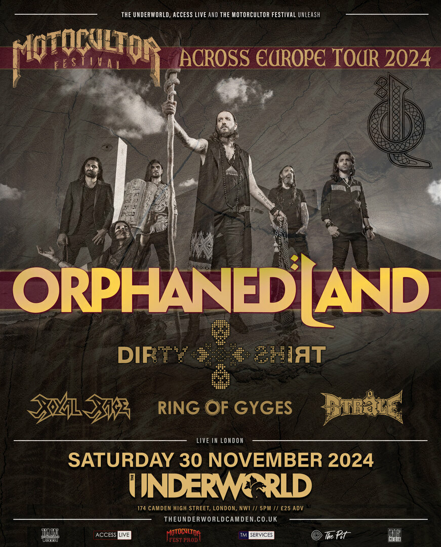 ORPHANED LAND at The Underworld - London // New Date - ORPHANED LAND at The Underworld - London // New Date
