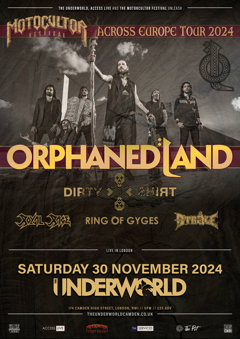 ORPHANED LAND at The Underworld - London // New Date - ORPHANED LAND at The Underworld - London // New Date