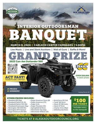 Fairbanks Outdoorsman Banquet - Evvnt Events