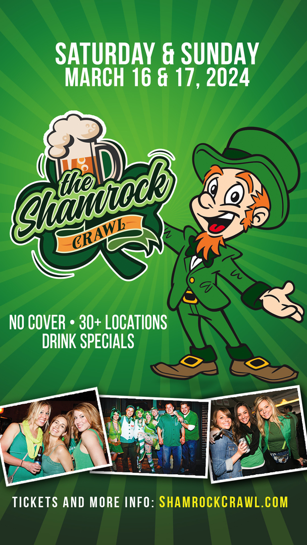 THE SHAMROCK CRAWL - ST PATRICK'S DAY BAR CRAWL IN PHILADELPHIA - THE SHAMROCK CRAWL - ST PATRICK'S DAY BAR CRAWL IN PHILADELPHIA