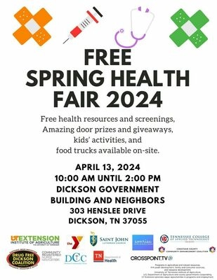 dickson-county-spring-health-fair-evvnt-events
