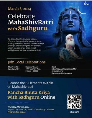 MahaShivRatri Celebrations with Sadhguru - Evvnt Events
