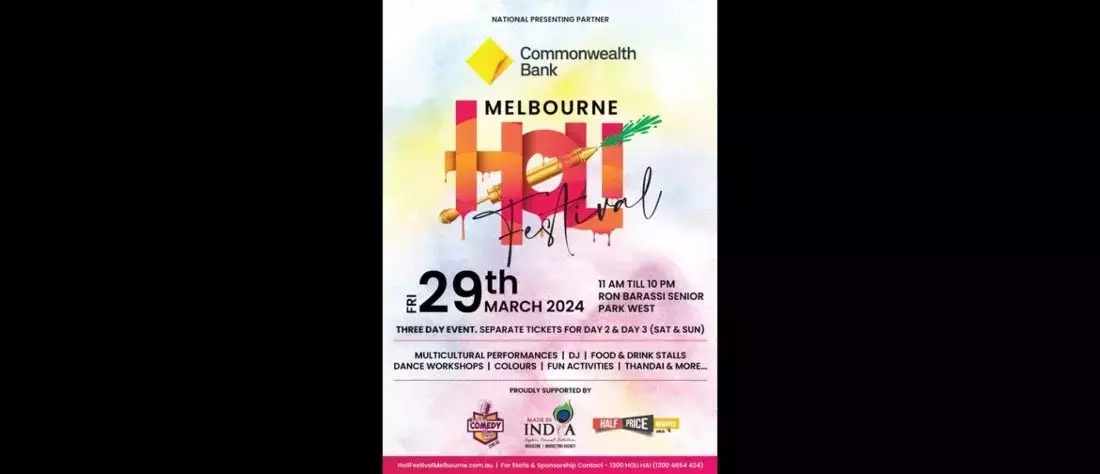 Holi Festival Melbourne - 29th March 2024