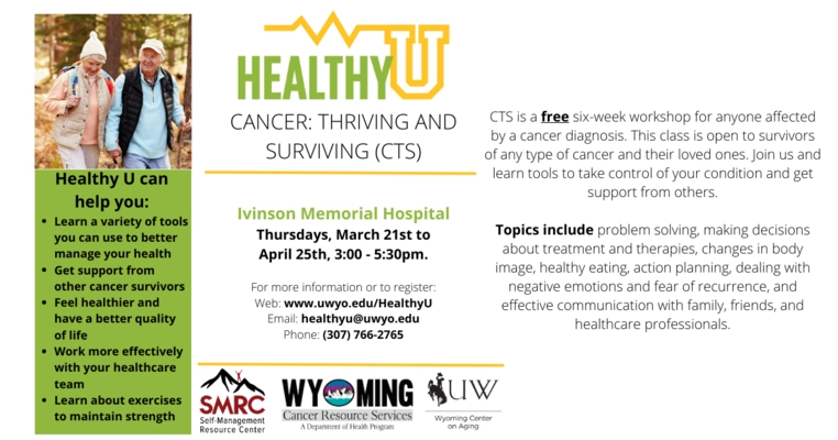 Laramie Boomerang Events - Healthy U - Cancer: Thriving and 