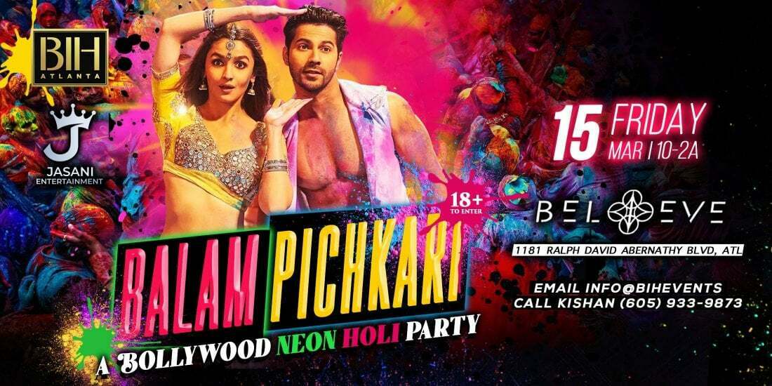 Balam Pichkari: Holi Bollywood Party