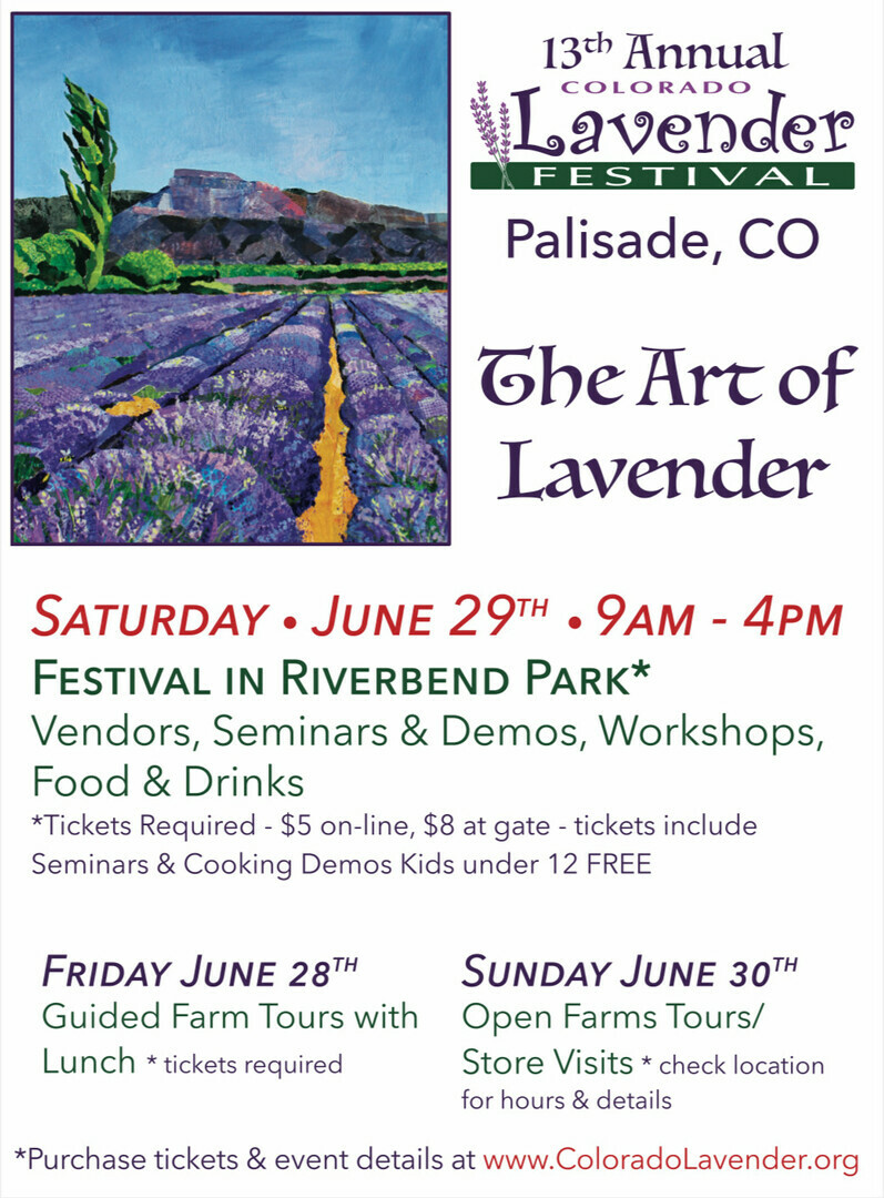 13th Annual Colorado Lavender Festival