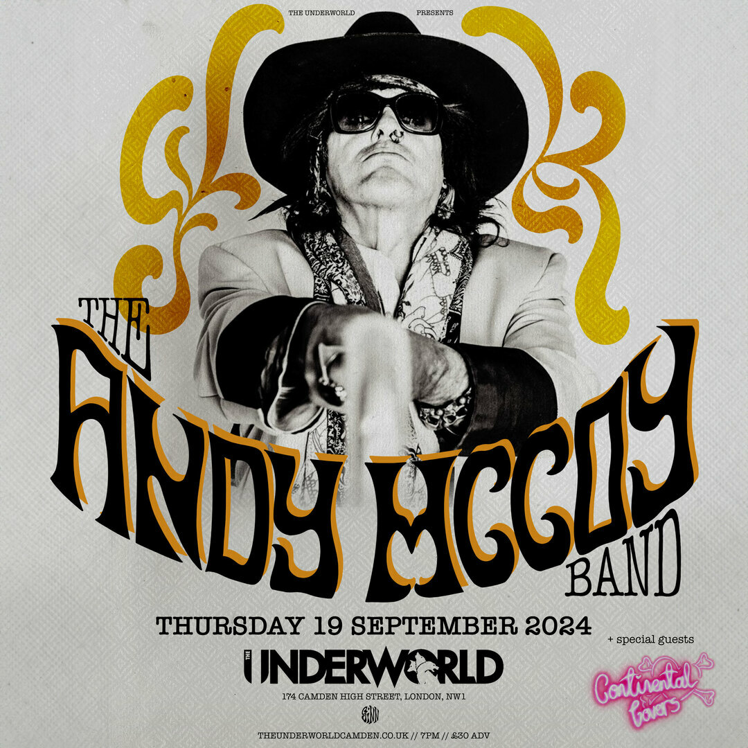 THE ANDY MCCOY BAND at The Underworld - London - THE ANDY MCCOY BAND at The Underworld - London