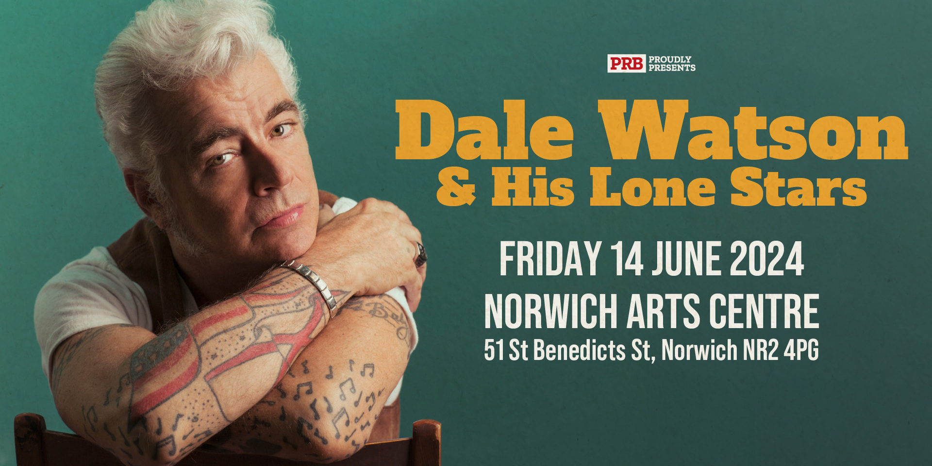 Dale Watson & His Lonestars at Norwich Arts Centre - PRB Presents - Dale Watson & His Lonestars at Norwich Arts Centre - PRB Presents