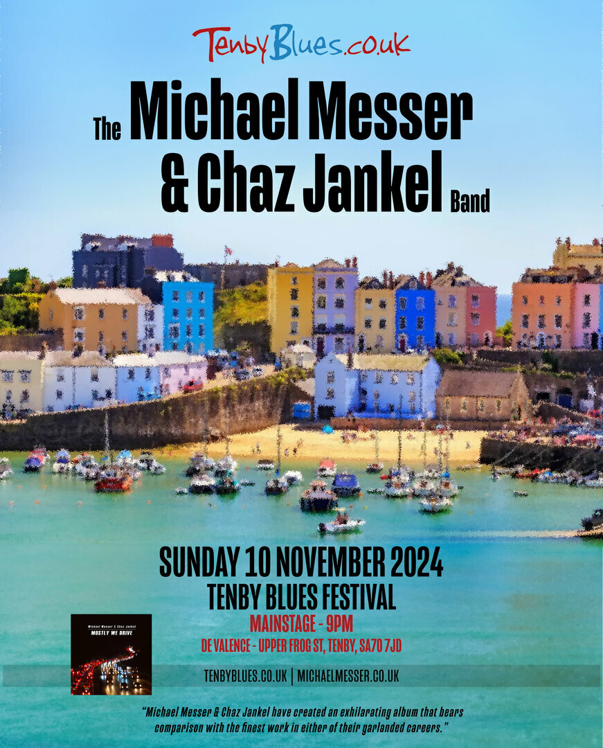 Michael Messer & Chaz Jankel at Tenby Blues Festival