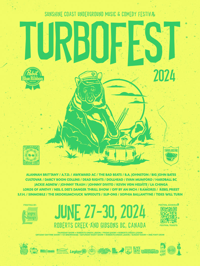 SUNSHINE COAST TURBOFEST 2024 - UNDERGROUND MUSIC AND COMEDY FESTIVAL - SUNSHINE COAST TURBOFEST 2024 - UNDERGROUND MUSIC AND COMEDY FESTIVAL