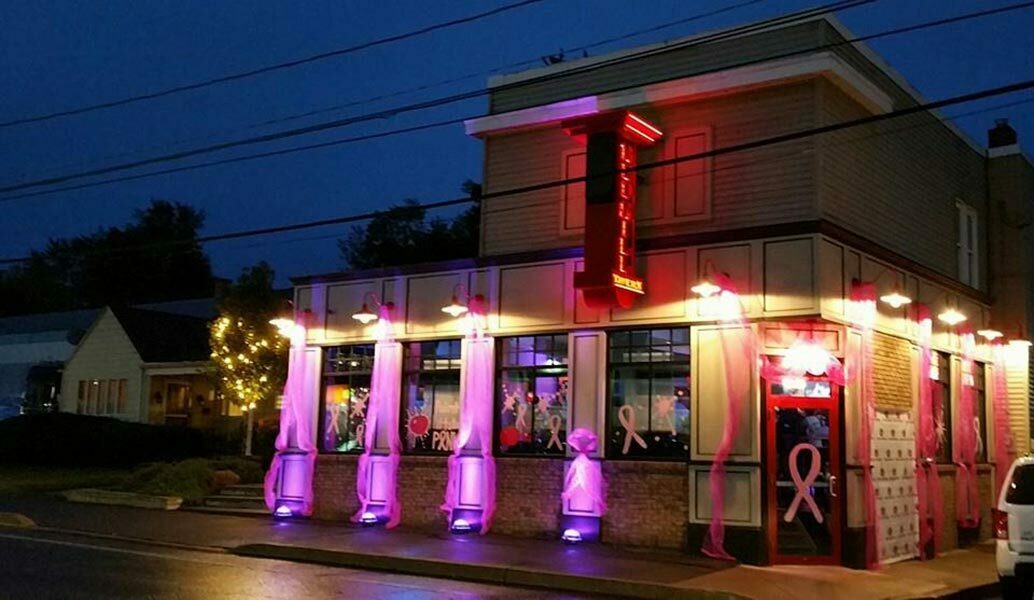 Paint the Red Mill Pink Celebrity Bartending and Bouncing