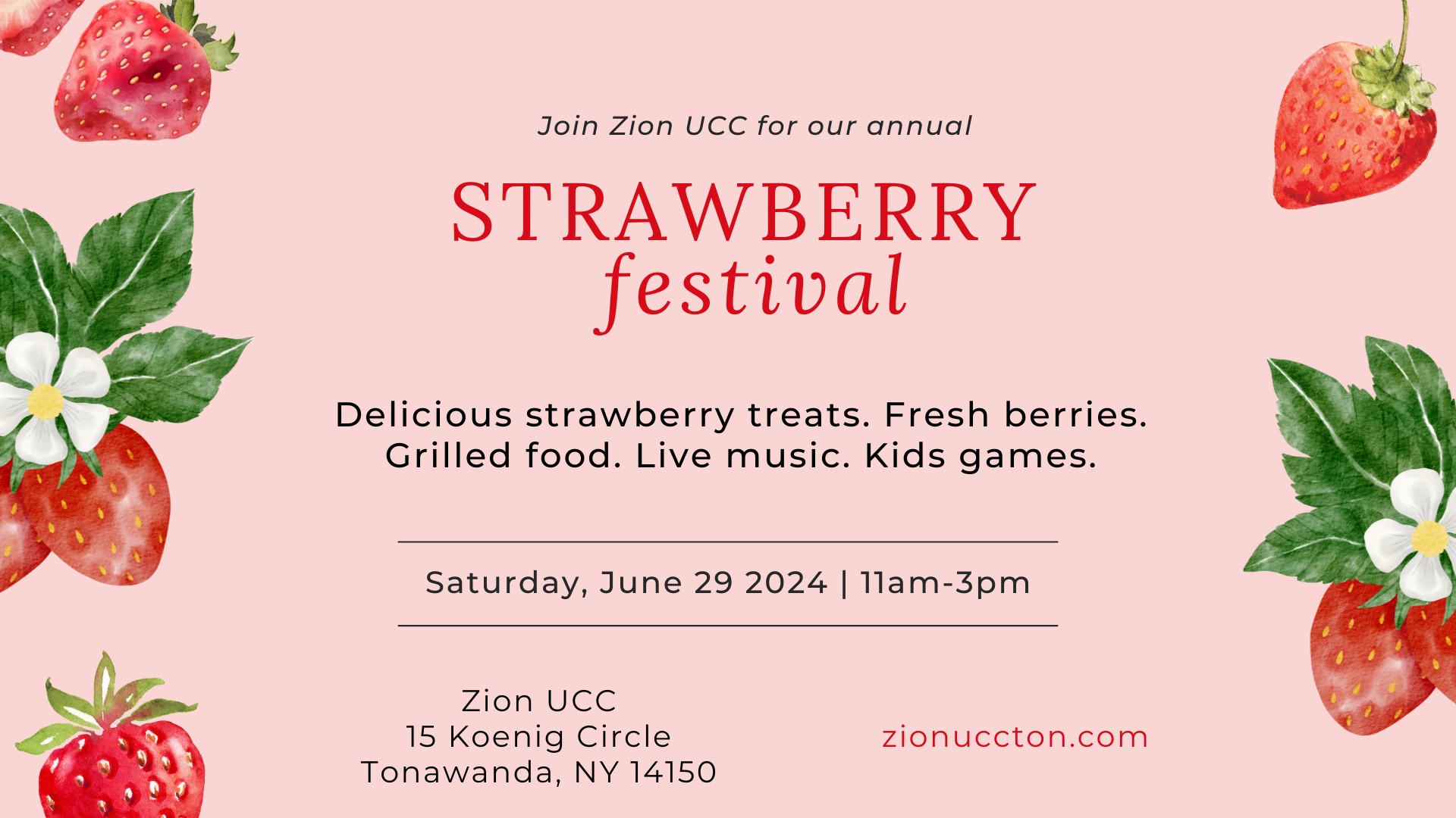 Zion UCC Strawberry Festival