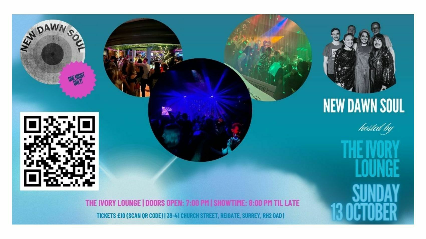 New Dawn Soul at the Ivory Lounge in Reigate