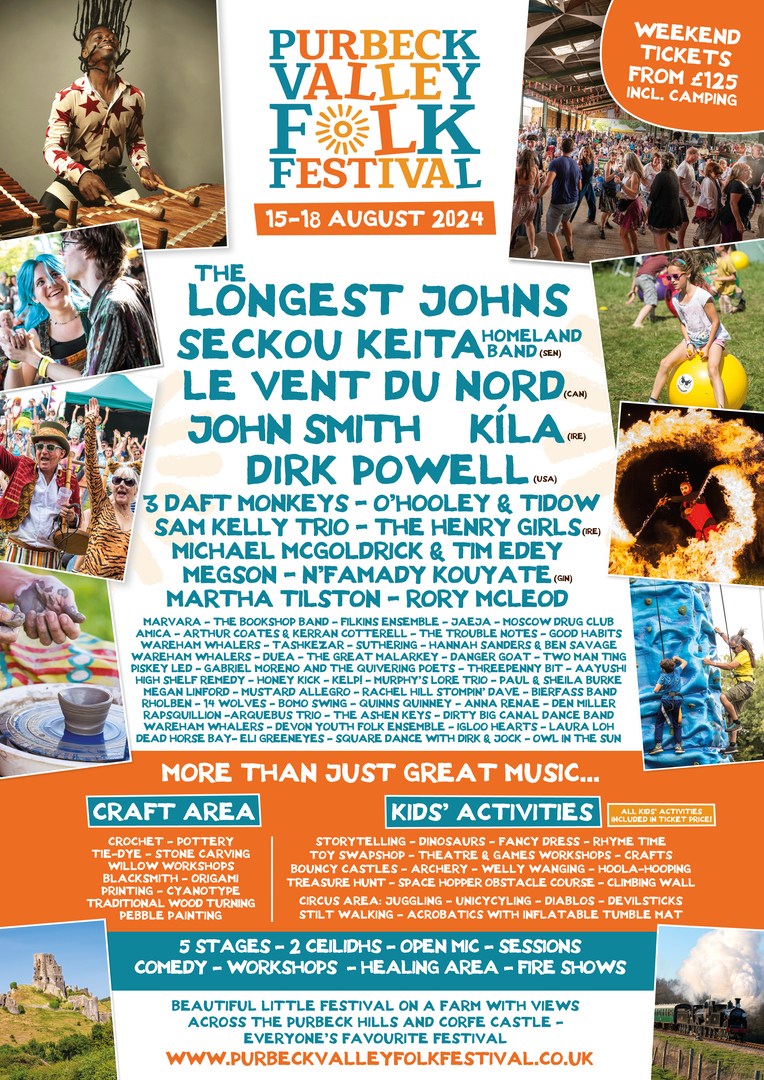 Purbeck Valley Folk Festival 2024 - Purbeck Valley Folk Festival 2024