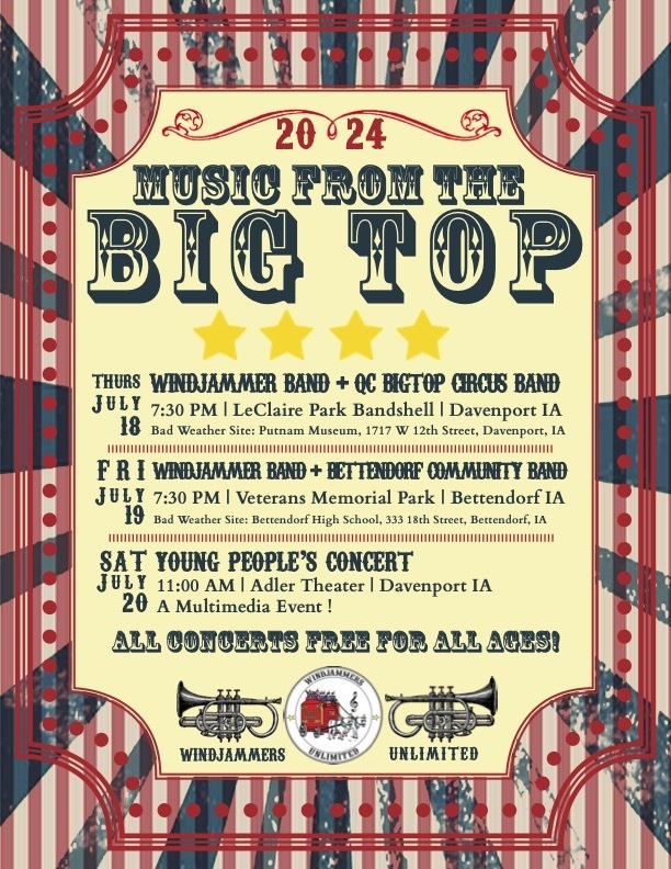 Big Top Circus Band and the Windjammers Unlimited National Circus Band