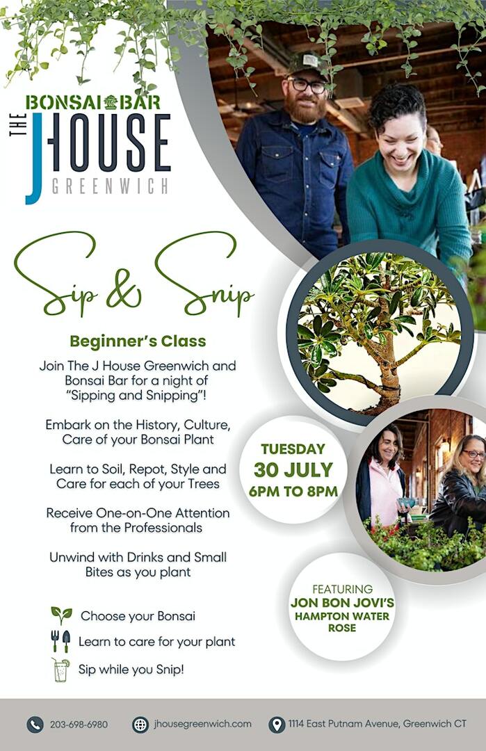 The J House Greenwhich: Sip & Snip - The J House Greenwhich: Sip & Snip