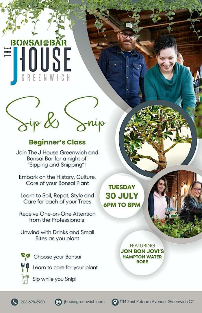 The J House Greenwhich: Sip & Snip - The J House Greenwhich: Sip & Snip
