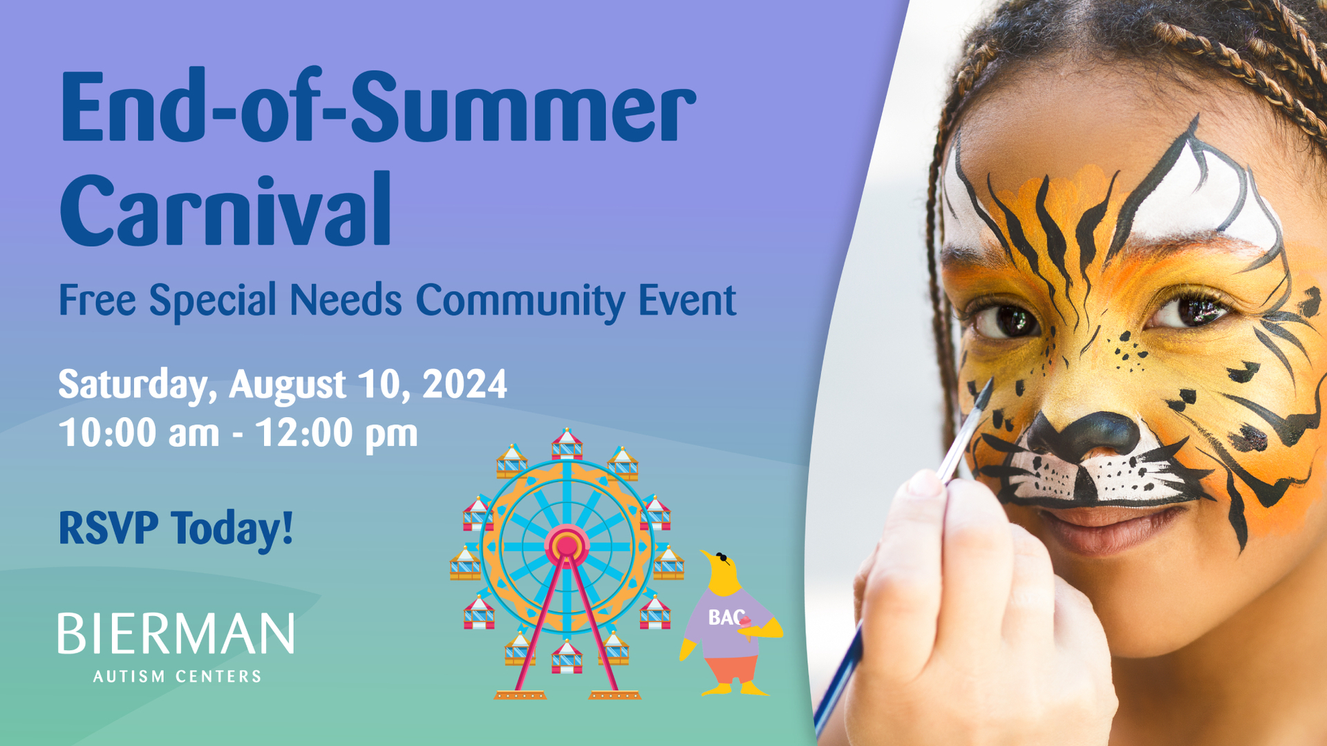Sensory-Friendly Summer Send-Off Carnival!
