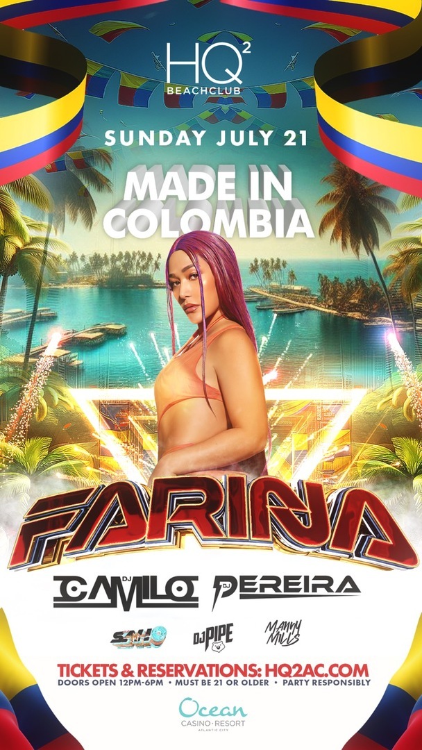 Made In Colombia @ HQ2 Beachclub - Made In Colombia @ HQ2 Beachclub