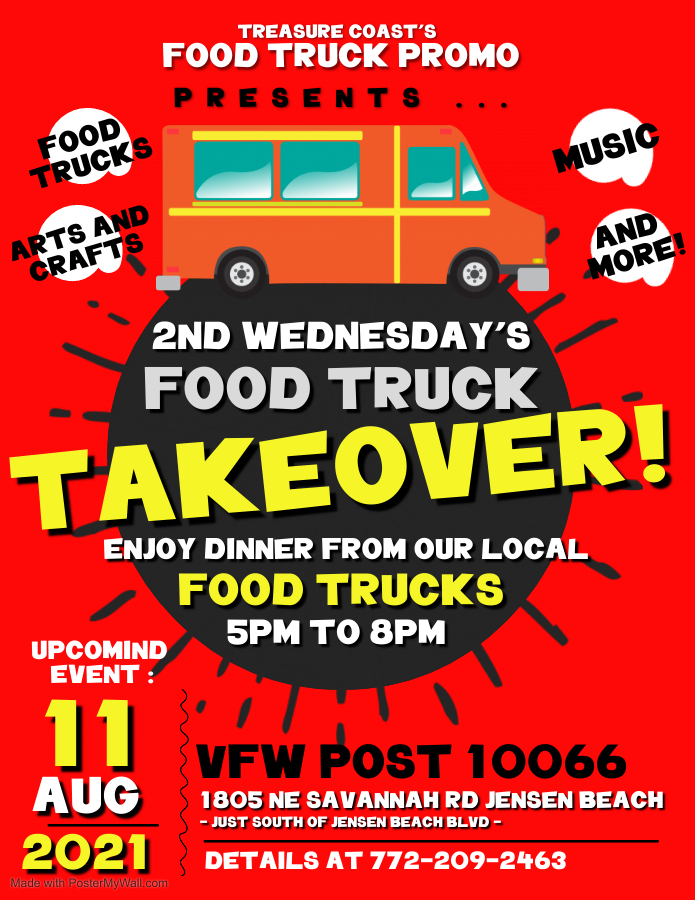 Food Truck Take-Over • VFW Jensen Beach | Jensen Beach, FL ...